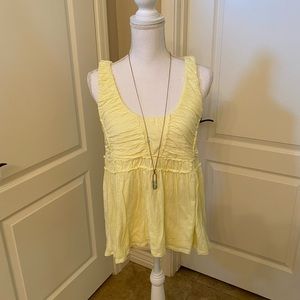 Women’s Yellow Tank Top, size Large
